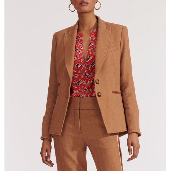 Veronica Beard Jackets & Blazers - Veronica Beard Dickey Herringbone Hudson Blazer Jacket